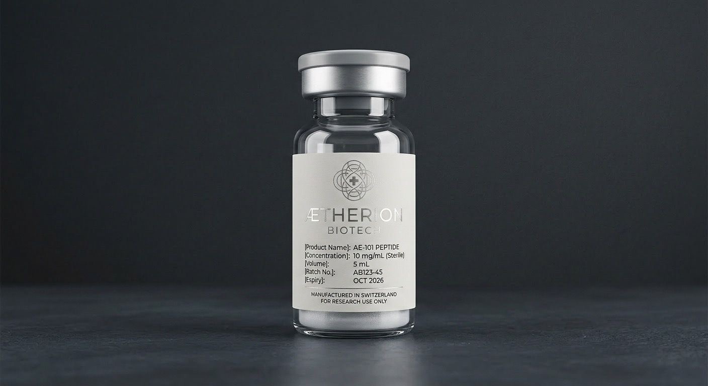 AE-101 research peptide vial — Ætherion Biotech